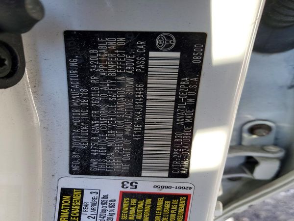 2018 TOYOTA CAMRY XSE