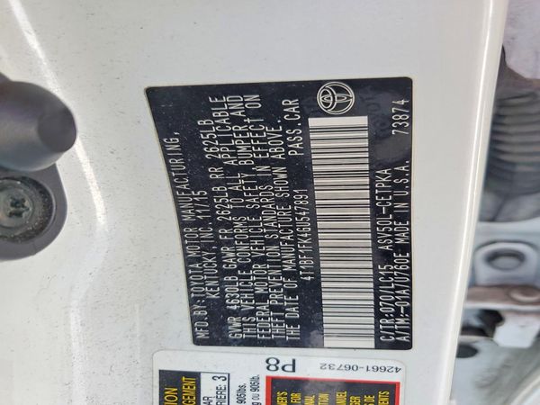 2016 TOYOTA CAMRY