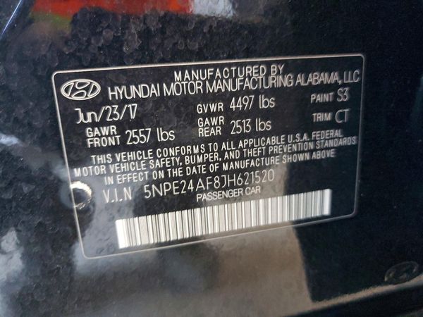 2018 HYUNDAI SONATA