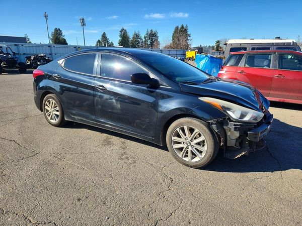 2014 HYUNDAI ELANTRA GLS(Middle) — Passenger 3/4
