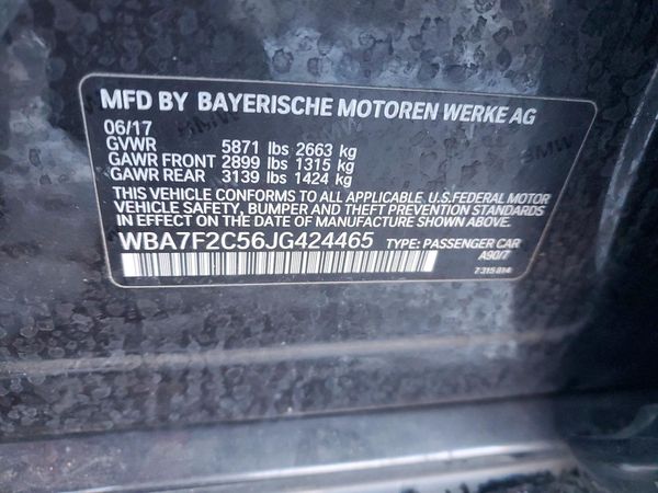 2018 BMW 750 XI xDrive