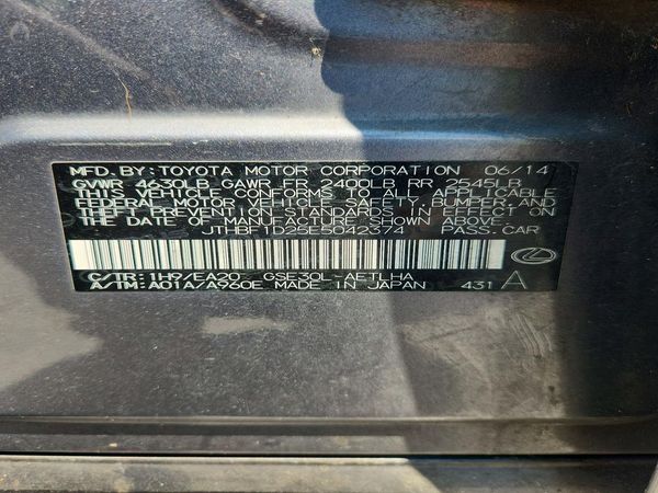 2014 LEXUS IS 250