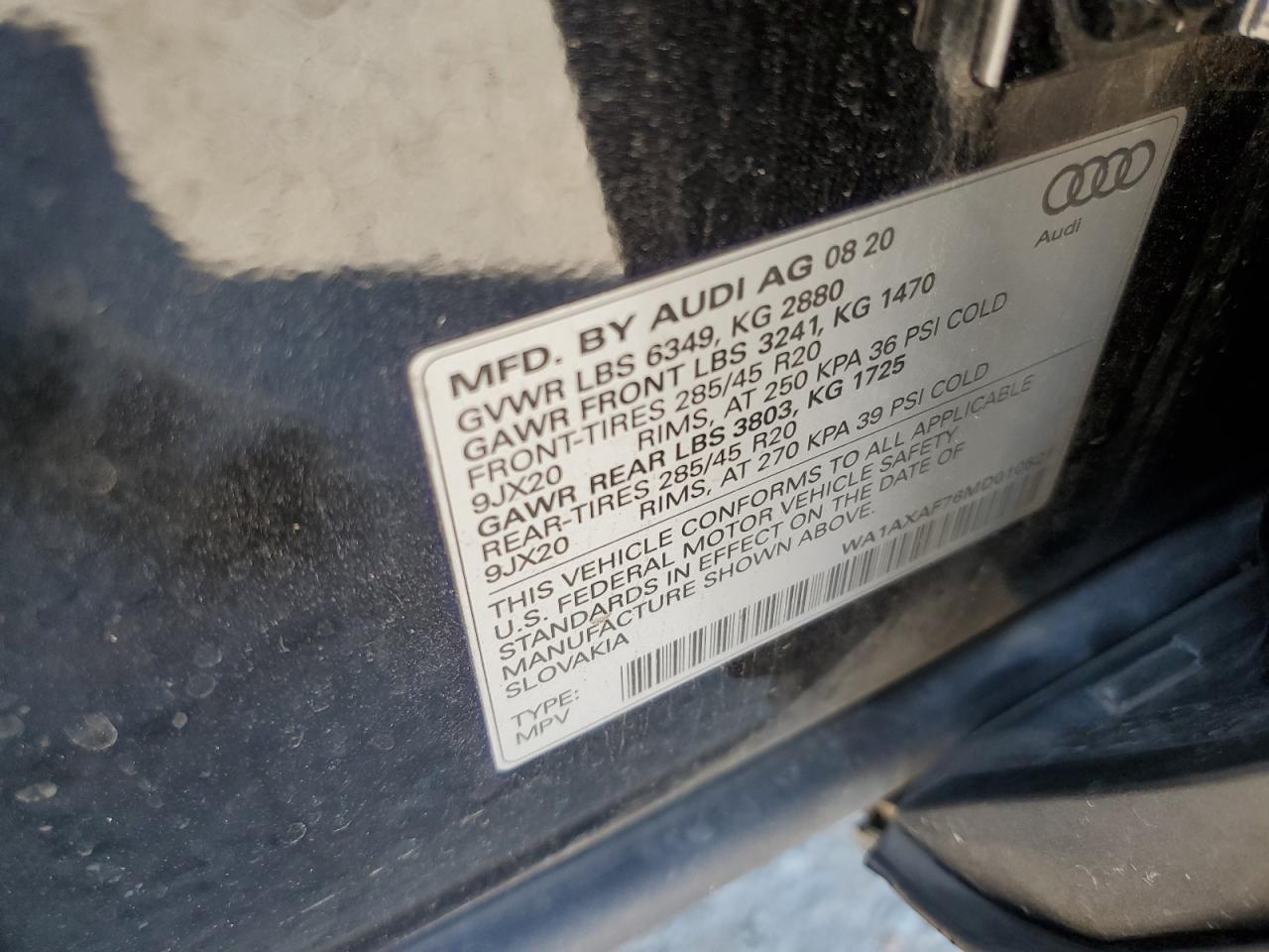 2021 AUDI Q7