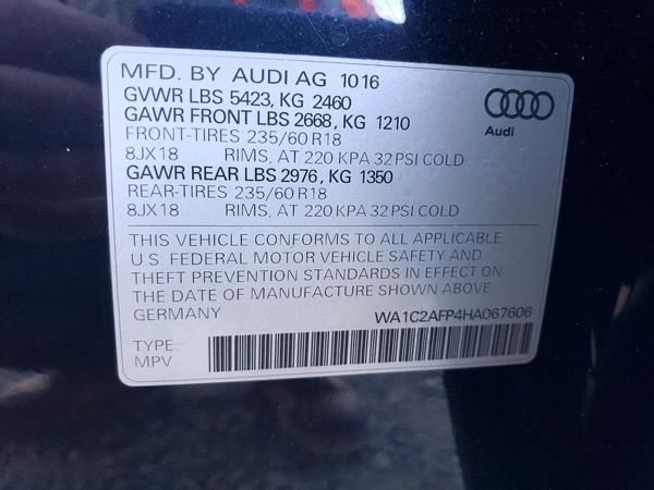 2017 AUDI Q5 quattro Premium