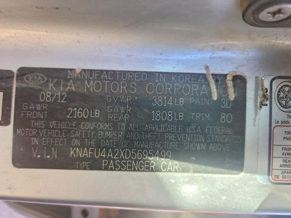 2013 KIA FORTE EX