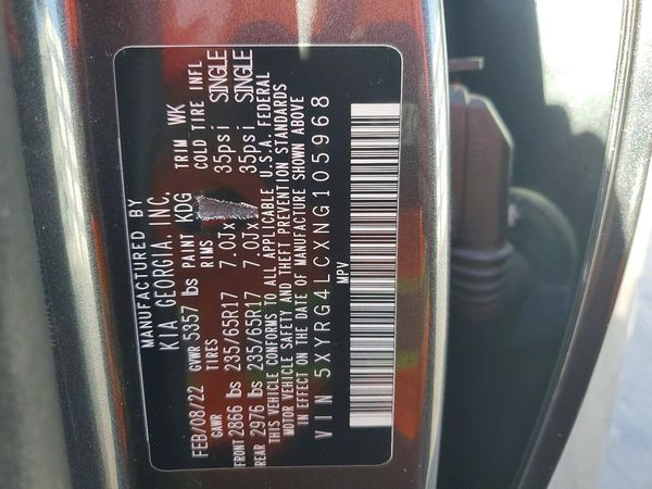 2022 KIA SORENTO