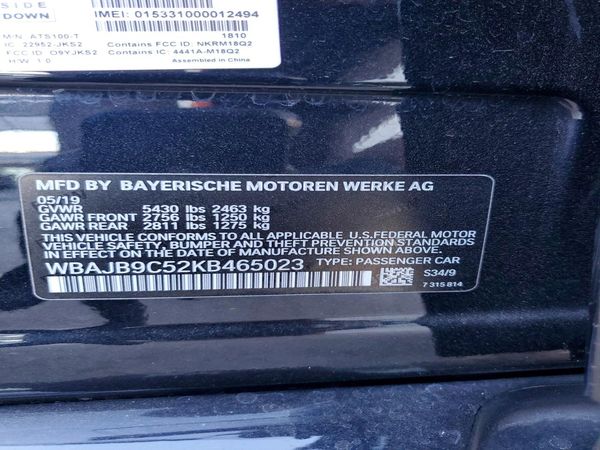 2019 BMW M550XI