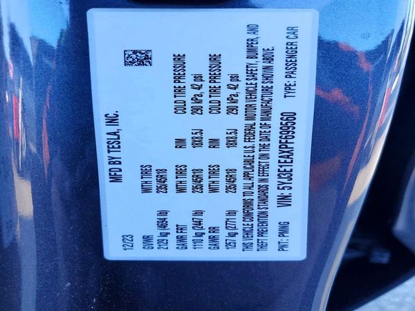 2023 TESLA MODEL 3