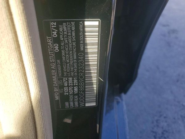2012 MERCEDES-BENZ C
