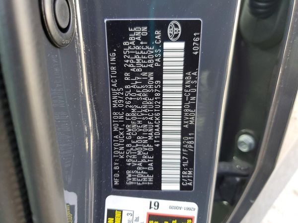 2026 TOYOTA CAMRY