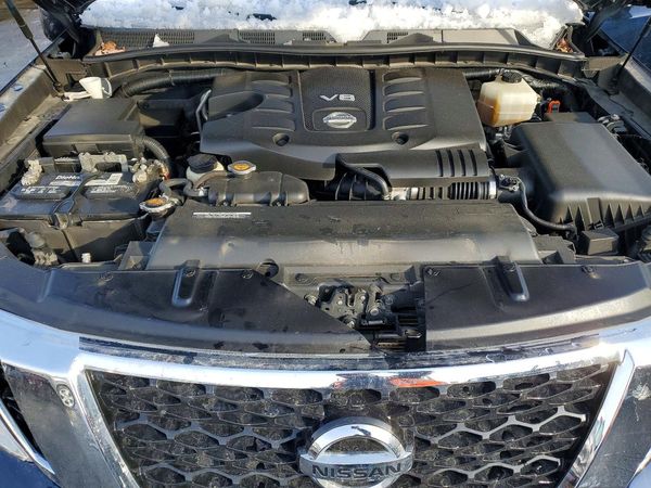 2019 NISSAN ARMADA — Engine bay