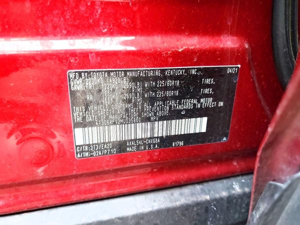 2021 TOYOTA RAV4