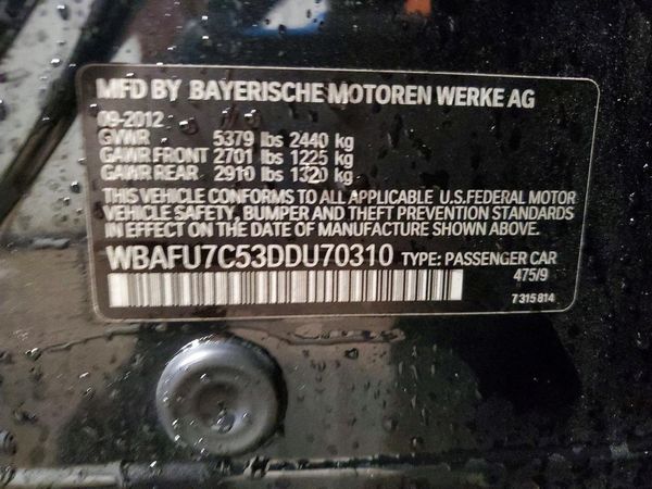 2013 BMW 535