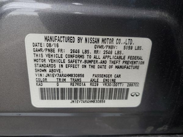 2017 INFINITI Q50