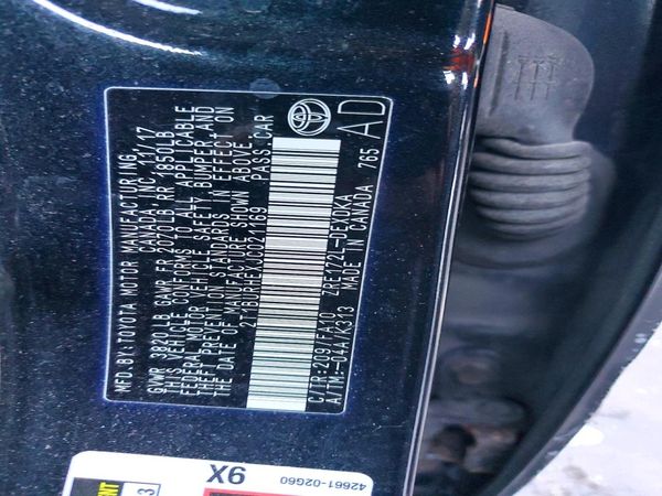 2018 TOYOTA COROLLA L/LE/SE/XLE/XSE