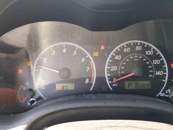 2012 TOYOTA COROLLA