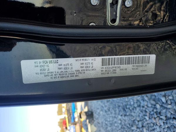 2015 DODGE CHARGER SXT