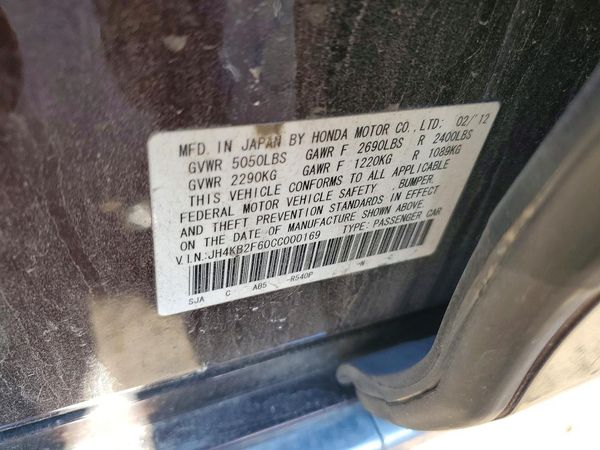 2012 ACURA RL Tech/Adv