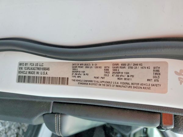 2021 JEEP GRAND CHEROKEE