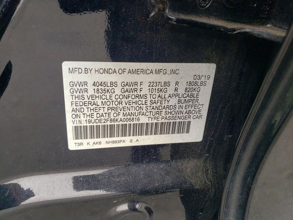2019 ACURA ILX
