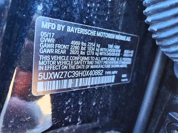 2017 BMW X3 sDrive28i
