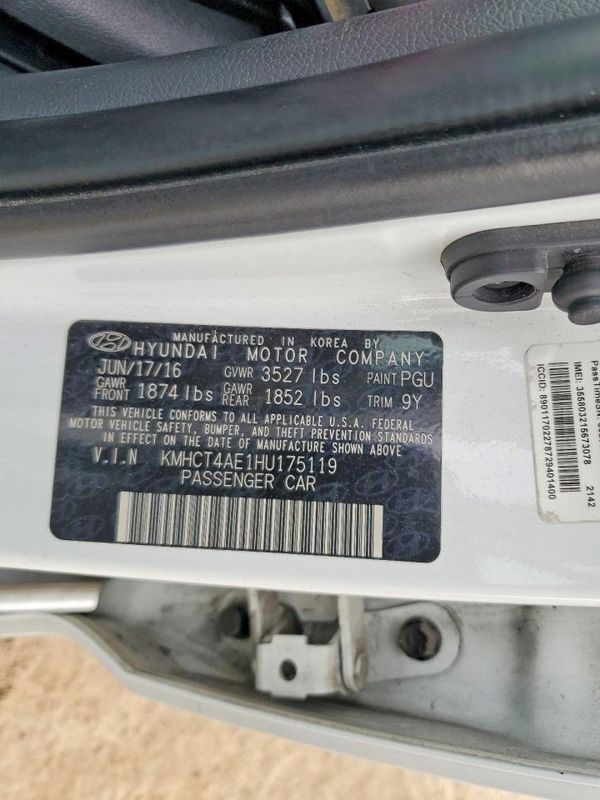 2017 HYUNDAI ACCENT