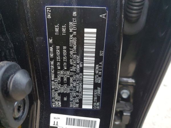 2021 TOYOTA HIGHLANDER