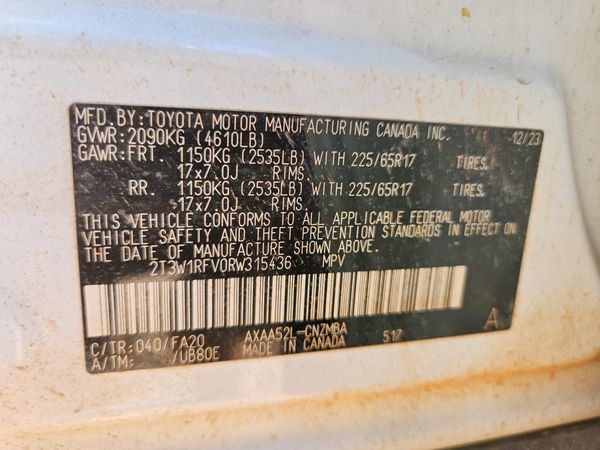 2024 TOYOTA RAV4 XLE