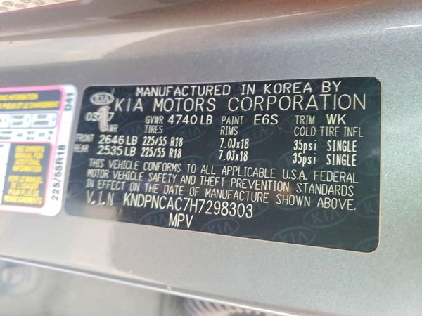 2017 KIA SPORTAGE