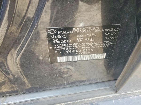 2020 HYUNDAI SONATA