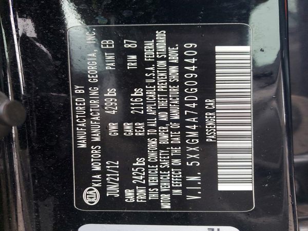 2013 KIA OPTIMA