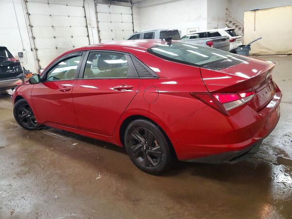 2021 HYUNDAI ELANTRA Blue