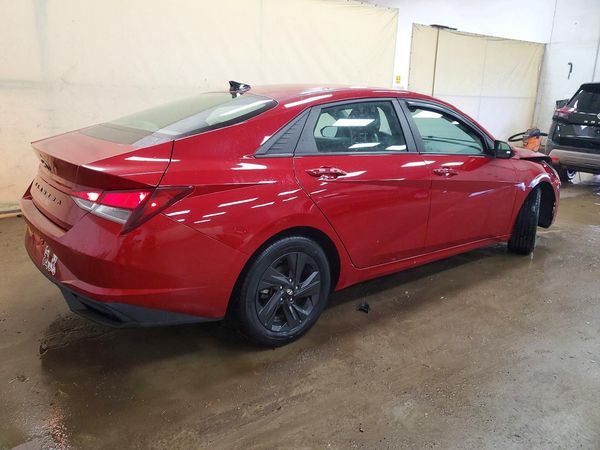 2021 HYUNDAI ELANTRA Blue
