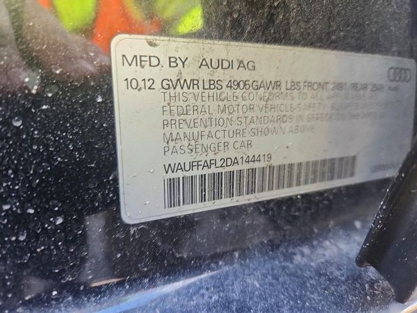 2013 AUDI A4 quattro Premium Plus