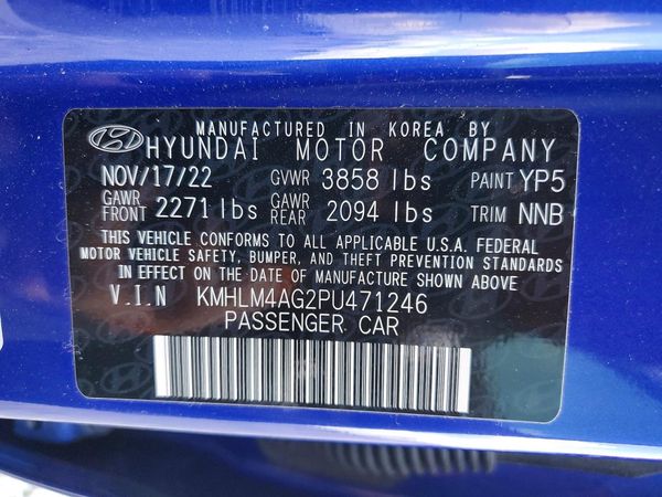 2023 HYUNDAI ELANTRA SEL