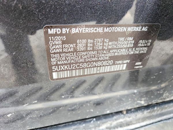2016 BMW X6 xDrive35i