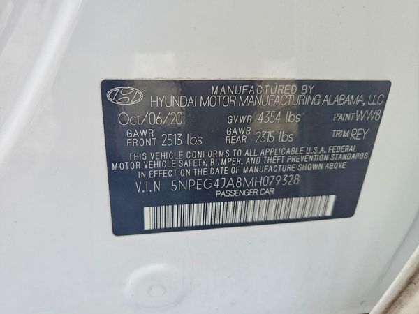 2021 HYUNDAI SONATA SE