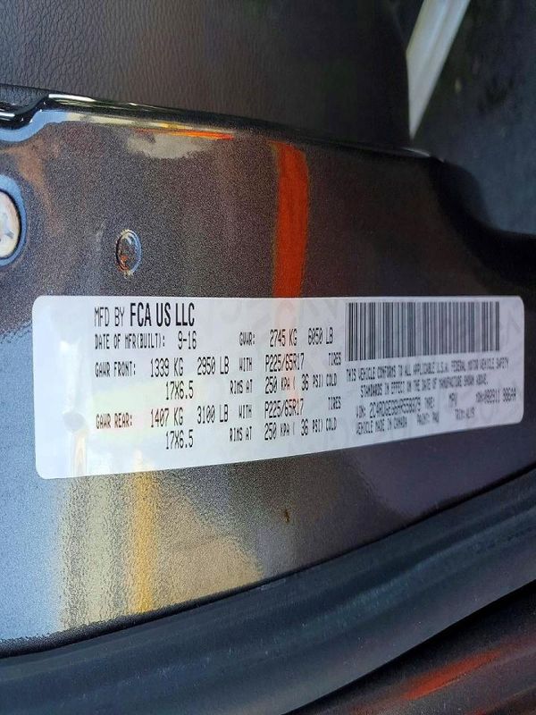 2017 DODGE GRAND CARAVAN GT