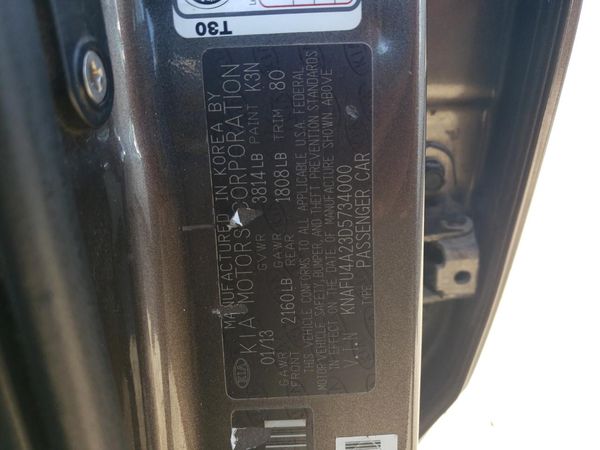 2013 KIA FORTE