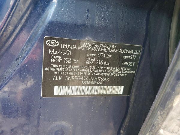 2021 HYUNDAI SONATA