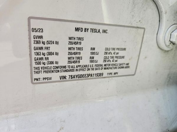 2023 TESLA MODEL Y