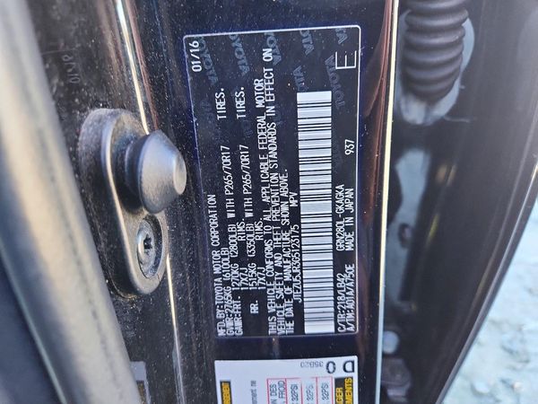 2016 TOYOTA 4RUNNER Base Grade