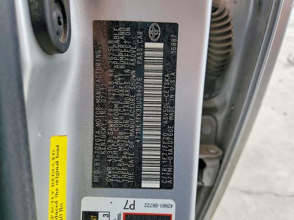 2013 TOYOTA CAMRY