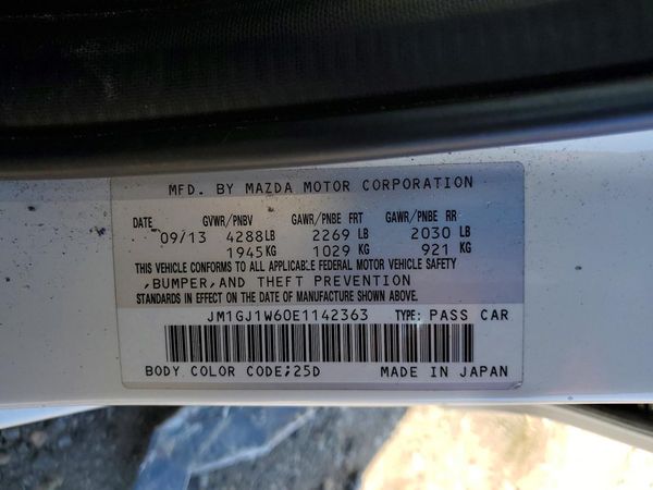 2014 MAZDA 6