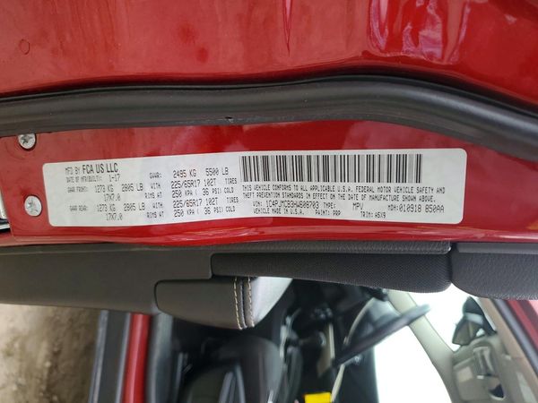 2017 JEEP CHEROKEE LATITUDE 4X4