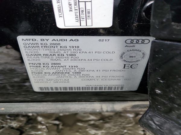 2018 AUDI SQ5