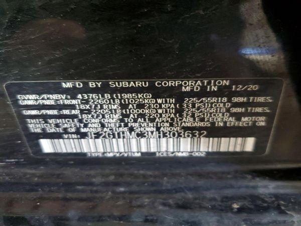 2021 SUBARU CROSSTREK