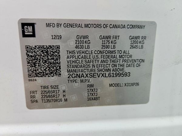2020 CHEVROLET EQUINOX LS