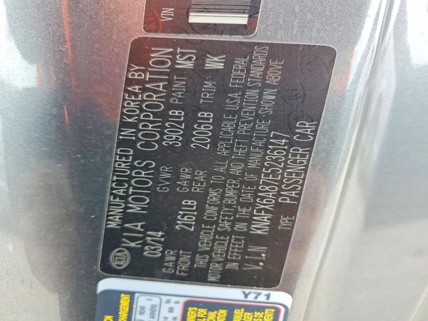 2014 KIA FORTE