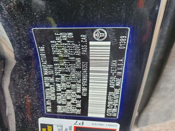 2017 TOYOTA CAMRY